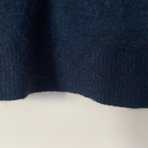 COS Navy Blue Wool Sweater size M - Picture 5 of 7